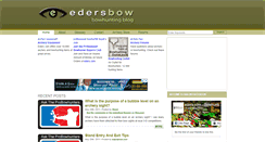 Desktop Screenshot of edersbow.com